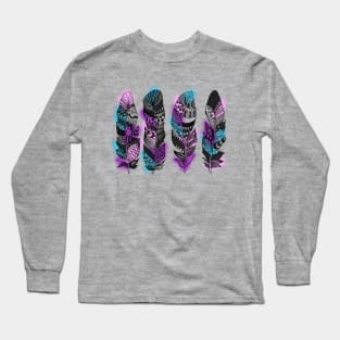 Never too many Feathers Long Sleeve T-Shirt